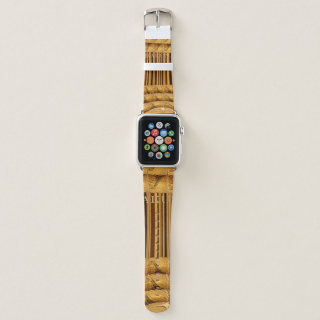 Cute Lovely African Giraffe Abstract Art Design Apple Watch Band (Front)
