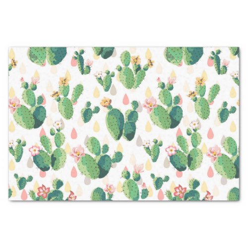 Cute Lovely Cactus Tissue Paper