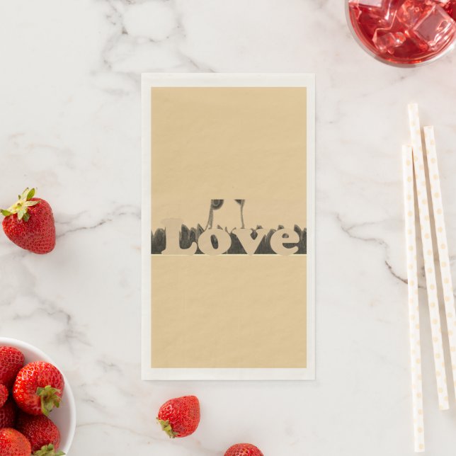 Cute & Lovely Compassion Paper Guest Towels (Insitu)