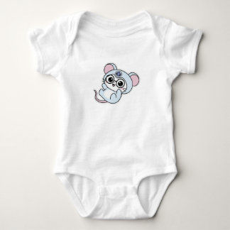 Cute lovely little mouse baby bodysuit