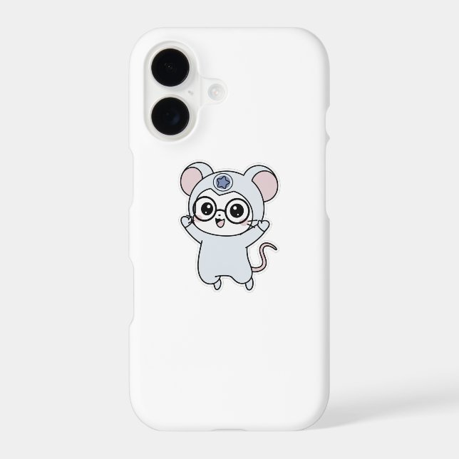 Cute lovely little mouse iPhone case (Back)