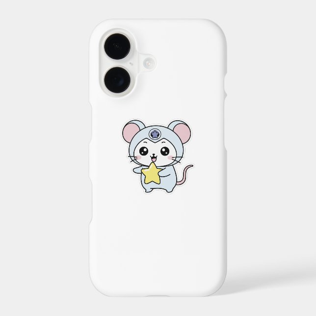 Cute lovely little mouse iPhone case (Back)