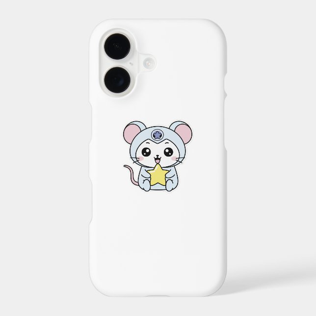 Cute lovely little mouse  iPhone case (Back)