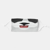 Cute Lovely Panda Cartoon Smile Face Kids Adult Cloth Face Mask (Front, Folded)
