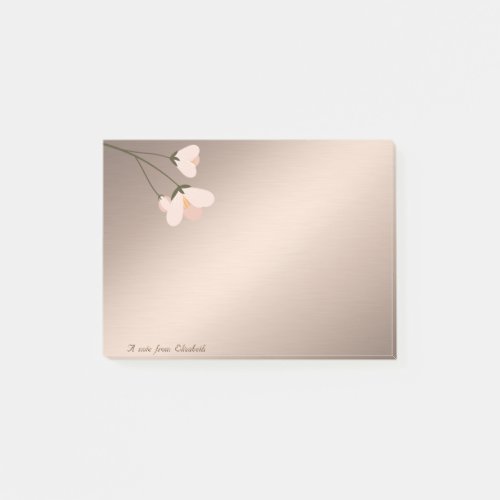 Cute Lovely  Stylish Elegant Flower Post_it Notes