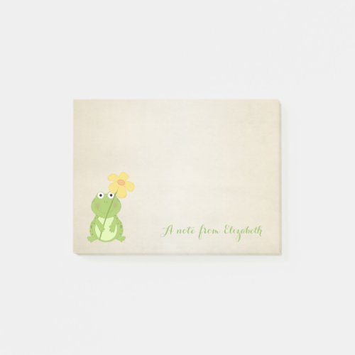 Cute Lovely  Stylish Frog Post_it Notes