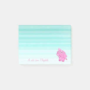 Cute Lovely Stylish Girly ,Baby Elephant Post-it Notes