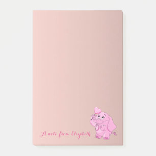 Cute Lovely Stylish Girly ,Baby Elephant Post-it Notes