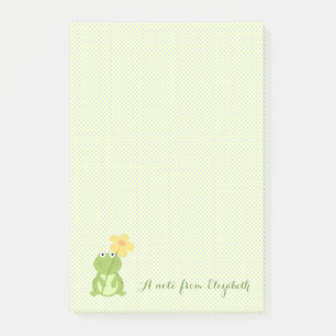 Cute Lovely Stylish ,Polka Dots,Frog Post-it Notes