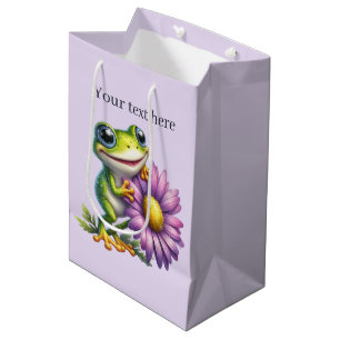 Cute lovers party customizable medium gift bag