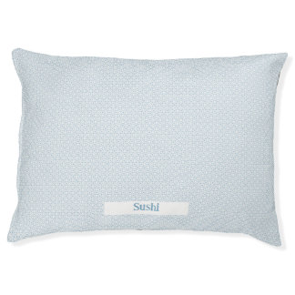 Cute Lt. Blue Modern Pattern Pet Bed