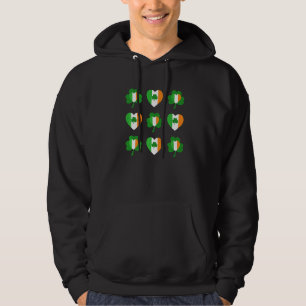 Cute Lucky Heart Shamrock Happy St Patricks Day Me Hoodie