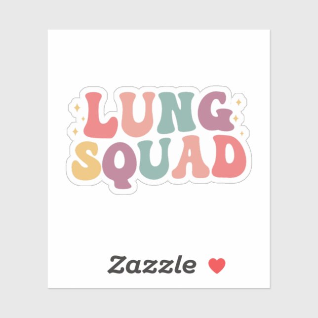 Cute Lung Squad Sticker (Sheet)