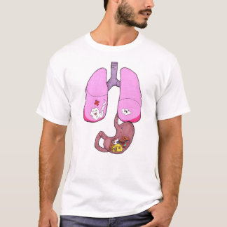 Cute lungs and stomach T-Shirt