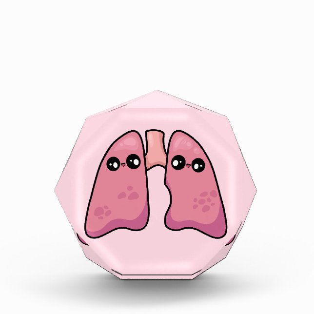 Cute Lungs - Human Biology Photo Block (Front)