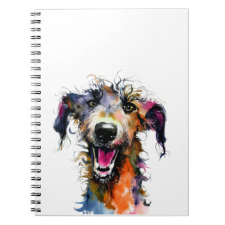 Cute Lurcher | Colorful lurcher design Notebook