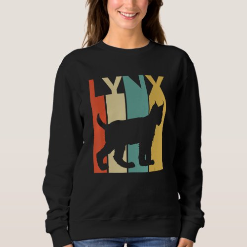 Cute Lynx cat Animal Sweatshirt