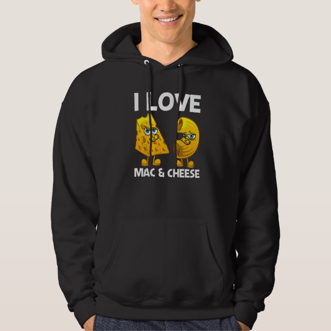 Cute Mac & Cheese For Men Women Macaroni Cheese    Hoodie (Front)