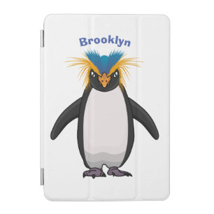 Cute macaroni penguin cartoon illustration iPad mini cover
