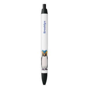 Cute macaroni penguin cartoon illustration pen