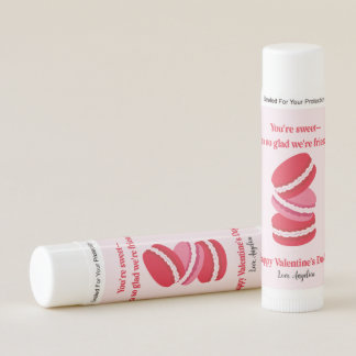 Cute Macarons Valentines Day Lip Balm