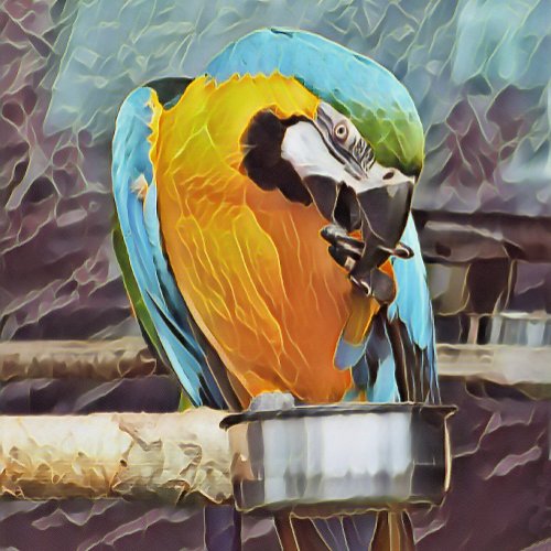 CUTE MACAW JIGSAW PUZZLE