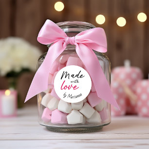 Cute Made with love sticker