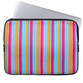 Cute magic colorful stripes laptop sleeve