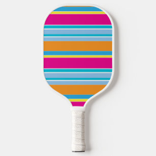 Cute magic colorful stripes pickleball paddle