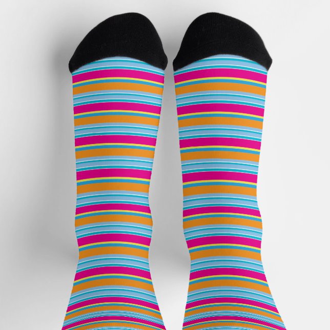 Cute magic colorful stripes socks (Top)