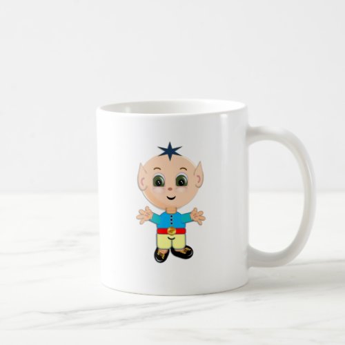 Cute magic little elf coffee mug