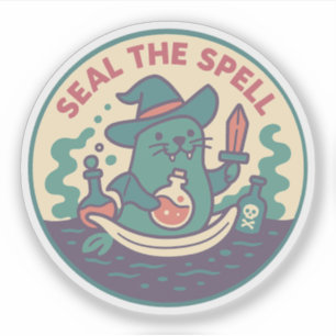 Cute Magic Seal Potion Sticker