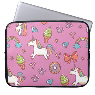 Cute Magic Unicorn Laptop Sleeve