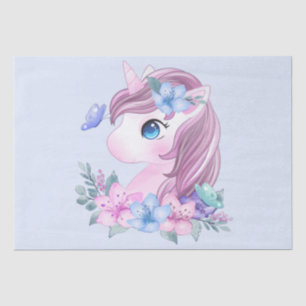 Cute & Magical Baby Unicorn with Big Eyes Tissue Paper