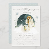 Cute Magical Enchanted Fairy Baby Shower Invite (Front/Back)