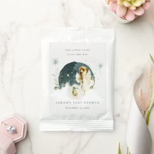 Cute Magical Enchanted Fairy On Way Baby Shower Margarita Drink Mix