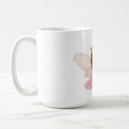 Cute Magical Flower Crown Baby Fairy Coffee Mug