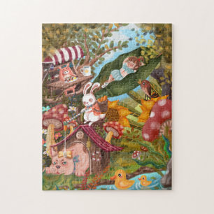 Cute Magical Forest Jigsaw Puzzle