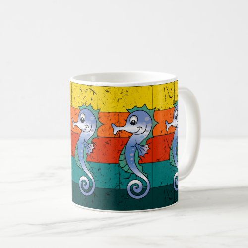 Cute Magical Funny Seahorse Ocean Life Marine Life Coffee Mug