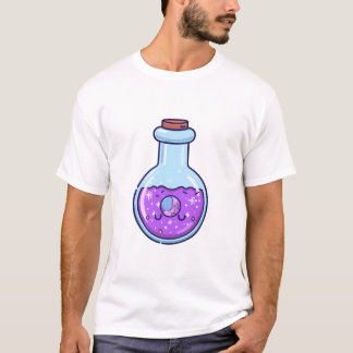 Cute Magical Galaxy Potion Bottle T-Shirt