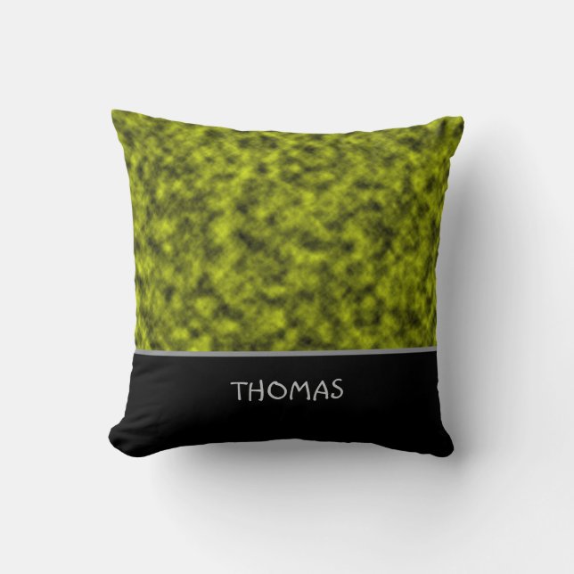 Cute Magical Jungle Colors Throw Pillow (Front)