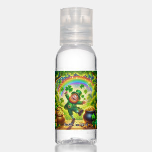 Cute, magical Leprechaun Saint Patrick's Day Hand Sanitizer