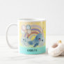 Cute Magical Sea Unicorn Custom Name       Coffee Mug