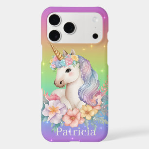 cute Magical unicorn add name iPhone 17 Pro Max Case