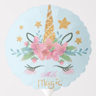 Cute magical unicorn balloon