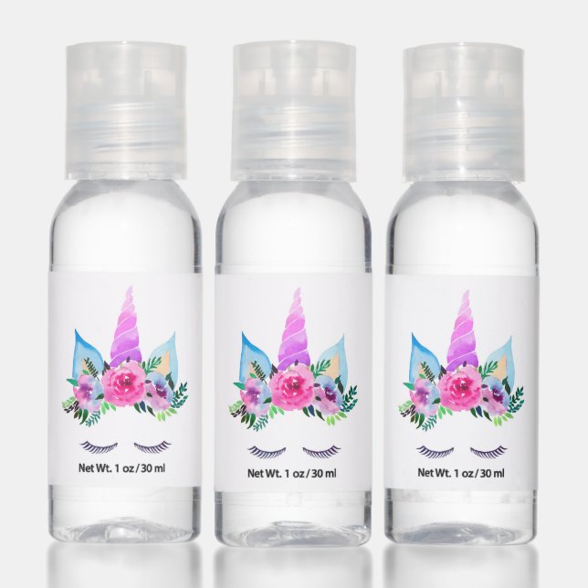 Cute Magical Unicorn Face Hand Sanitizer (Set)