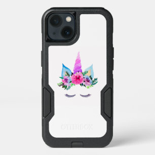 Cute Magical Unicorn Face iPhone 13 Case