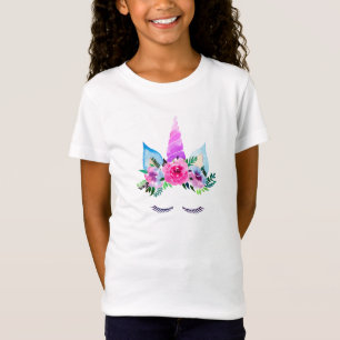 Cute Magical Unicorn Face T-Shirt