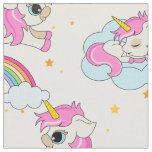 Cute magical unicorn girly fabric