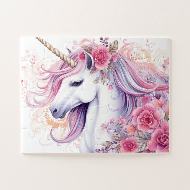Cute Magical Unicorn Jigsaw Puzzle (Horizontal)